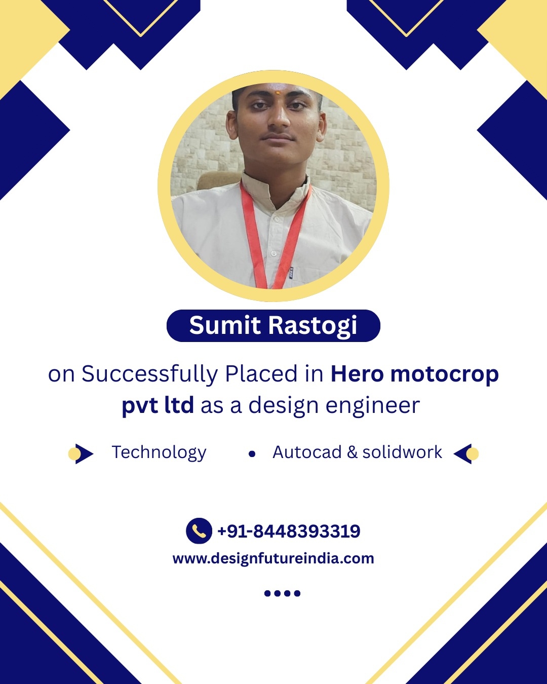 Placement certificate 1