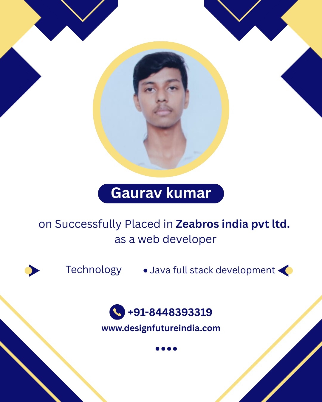 Placement certificate 1